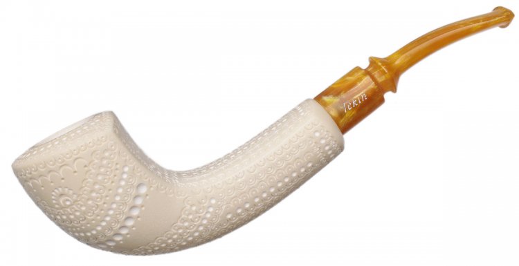 AKB Meerschaum: Lattice Horn (Tekin) (with Case)